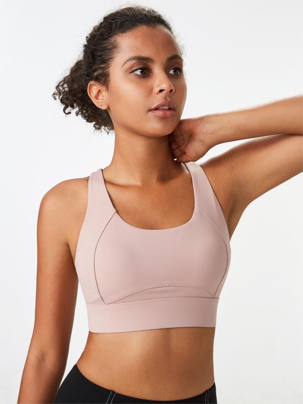 Molded Cup Cut Out Sports Bra