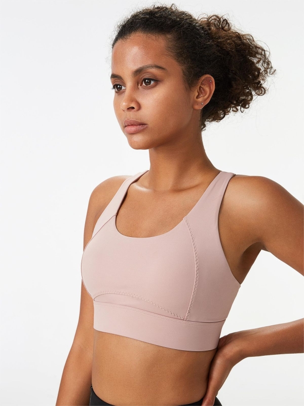 Molded Cup Cut Out Sports Bra